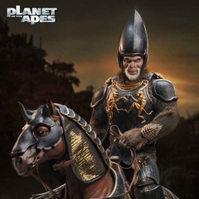 General Thade with Horse Planet of the Apes Statue by Star Ace Toys